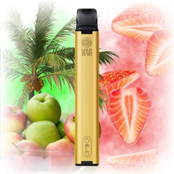 Gold Bar Oasis Disposable Vape with a sleek design, featuring a blend of tropical flavors.