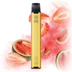 Gold Bar Strawberry Watermelon Disposable Vape - Sweet Strawberry and Watermelon Flavors