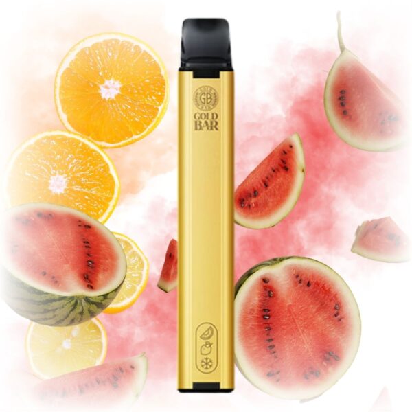 Gold Bar Watermelon Citrus Ice Disposable Vape 1200x1200