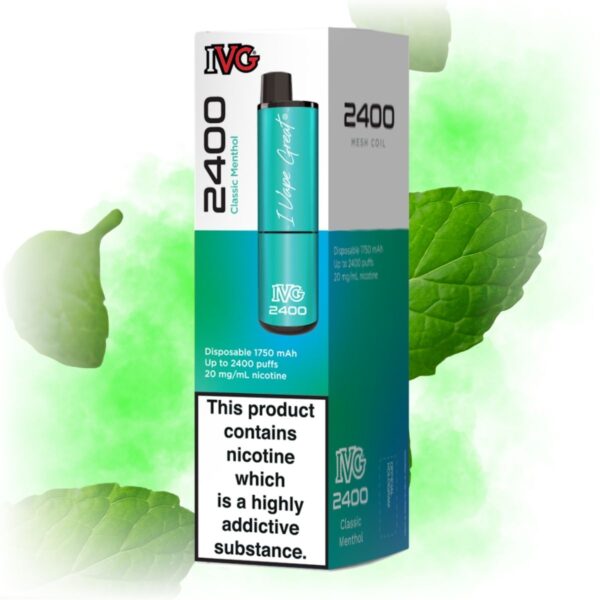 IVG 2400 Classic Menthol 1200x1200