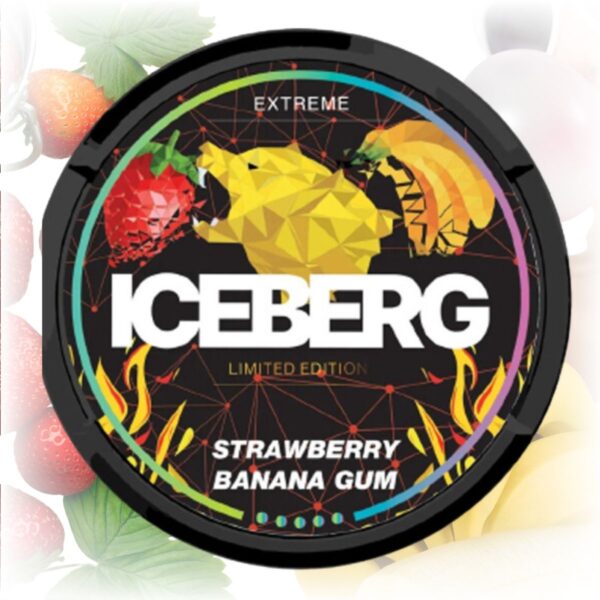 Iceberg Strawberry Banana Gum 1200x1200