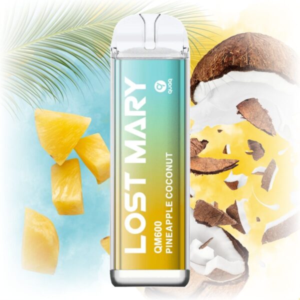 Lost Mary QM600 Pineapple Coconut disposable vape