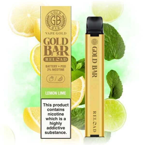 Gold Bar Reload Kit with Lemon Lime Pod 20mg 1200x1200