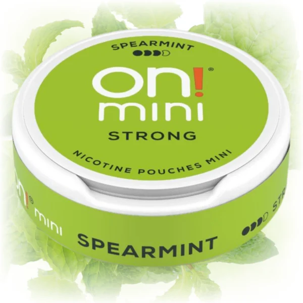 On+mini+spearmint+strong+round+can